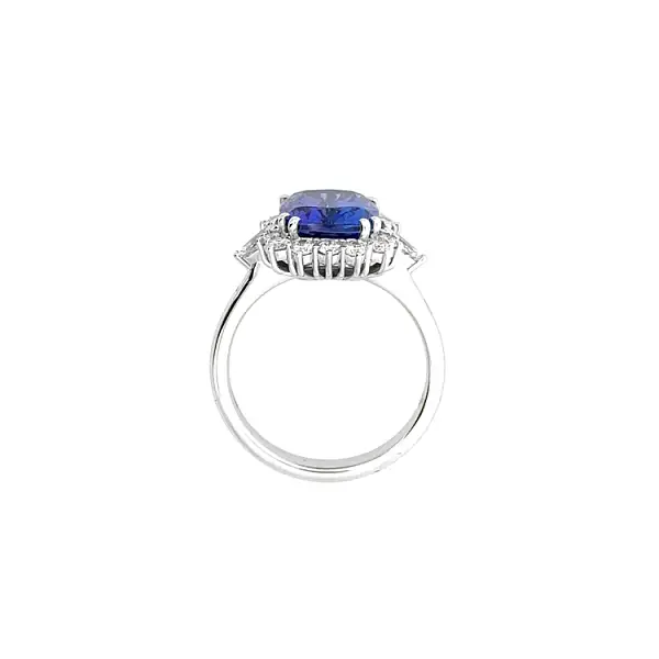 Diamantring mit Tansanit