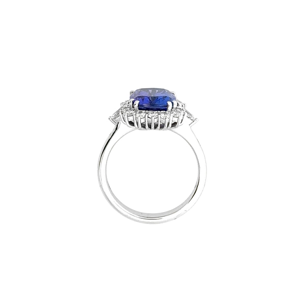 Diamantring mit Tansanit