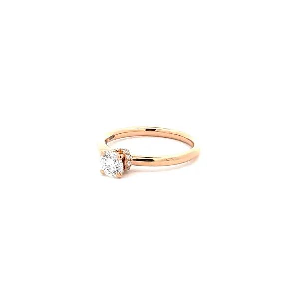 Gold Verlobungsring mit Diamant
