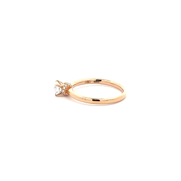 Gold Verlobungsring mit Diamant