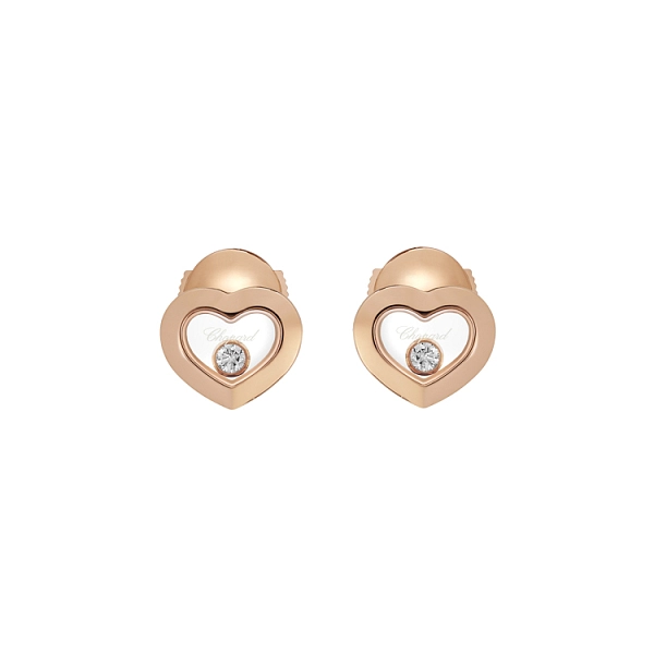Gold-Ohrringe Chopard Happy Diamonds 83A054-5001