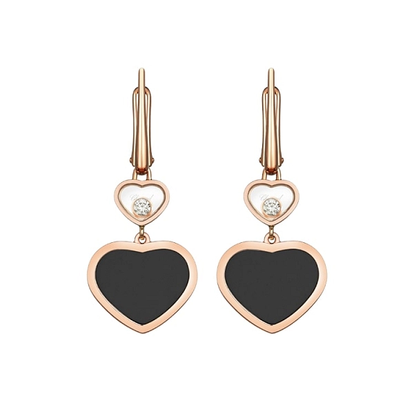 Gold-Ohrringe Chopard Happy Hearts 837482-5210
