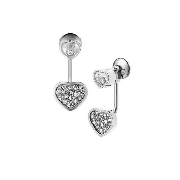 Gold-Ohrringe Chopard Happy Hearts 83A082-1009