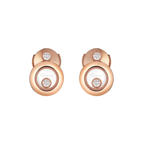 Gold-Ohrringe Chopard Happy Diamonds 833957-5201