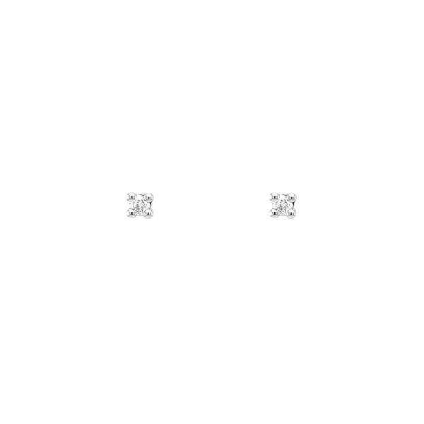 Gold-Ohrringe mit Diamanten