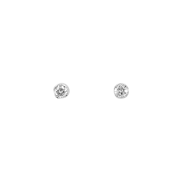 Gold-Ohrringe mit Diamanten