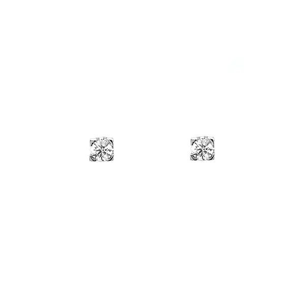 Gold-Ohrringe mit Diamanten