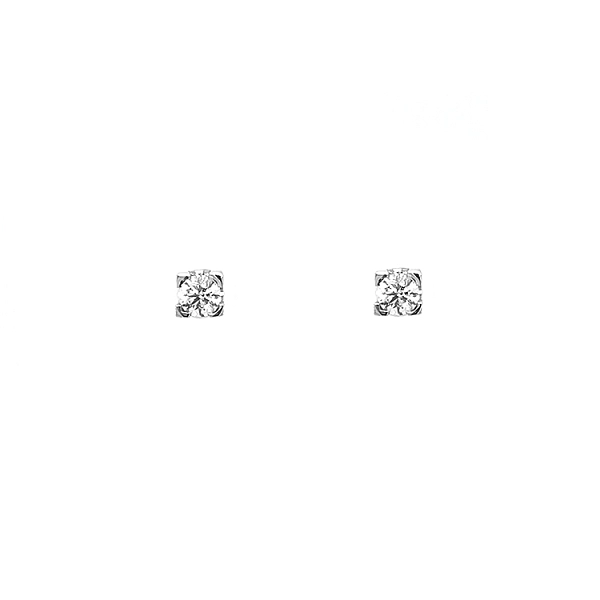 Gold-Ohrringe mit Diamanten
