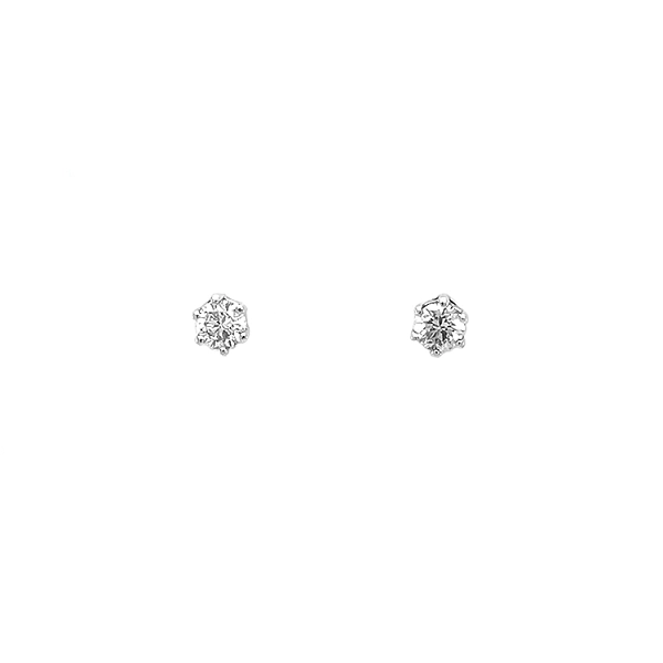 Gold-Ohrringe mit Diamanten