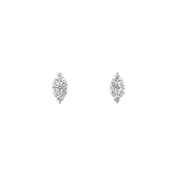Gold-Ohrringe mit Diamanten