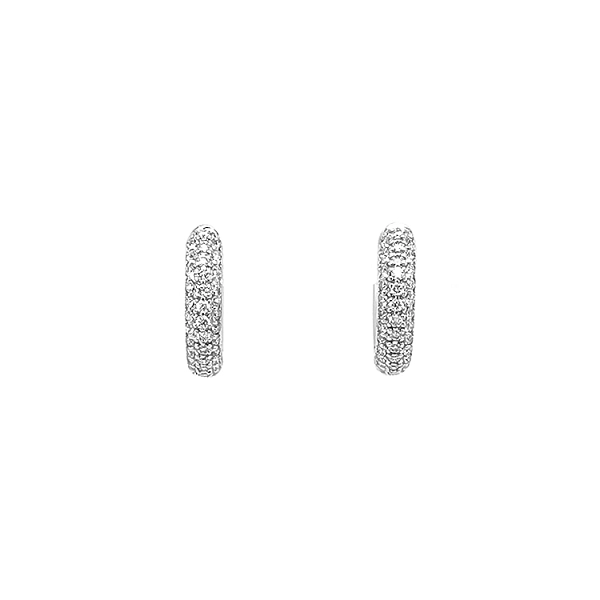 Gold-Ohrringe mit Diamanten