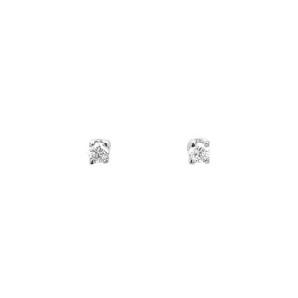 Gold-Ohrringe mit Diamanten