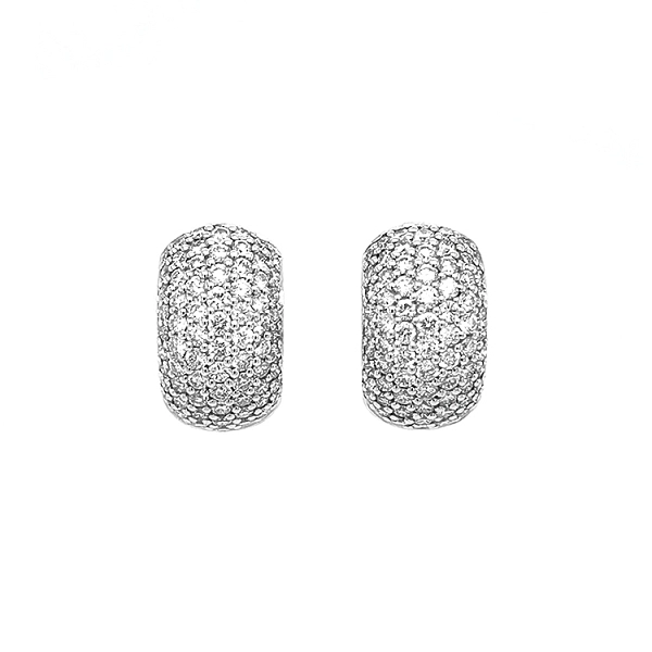 Gold-Ohrringe mit Diamanten