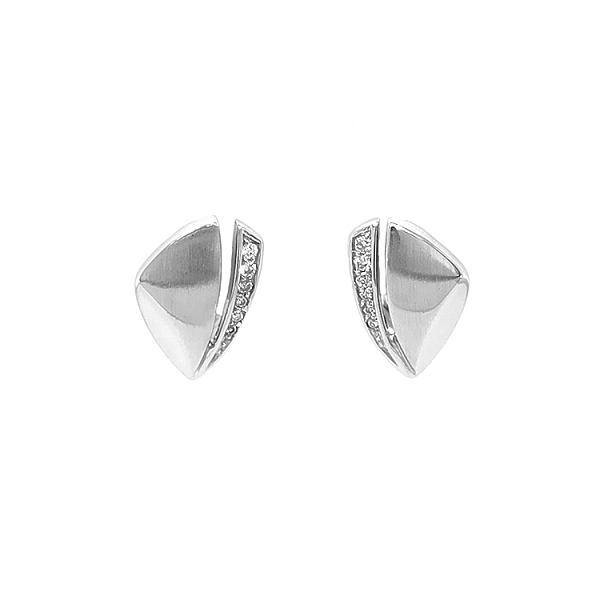 Gold-Ohrringe mit Diamanten