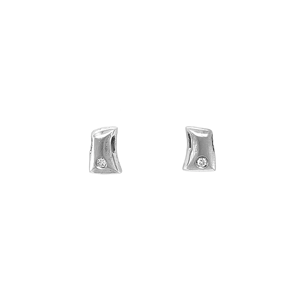 Gold-Ohrringe mit Diamanten