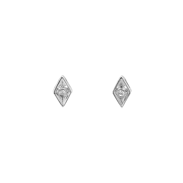 Gold-Ohrringe mit Diamanten