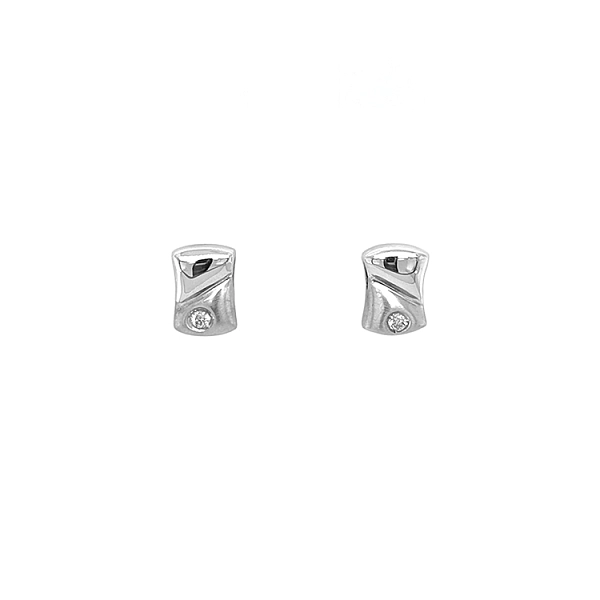 Gold-Ohrringe mit Diamanten