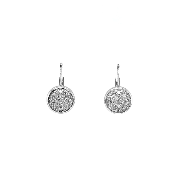 Gold-Ohrringe mit Diamanten