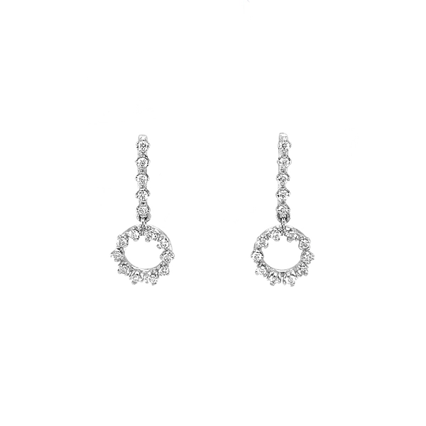 Gold-Ohrringe mit Diamanten