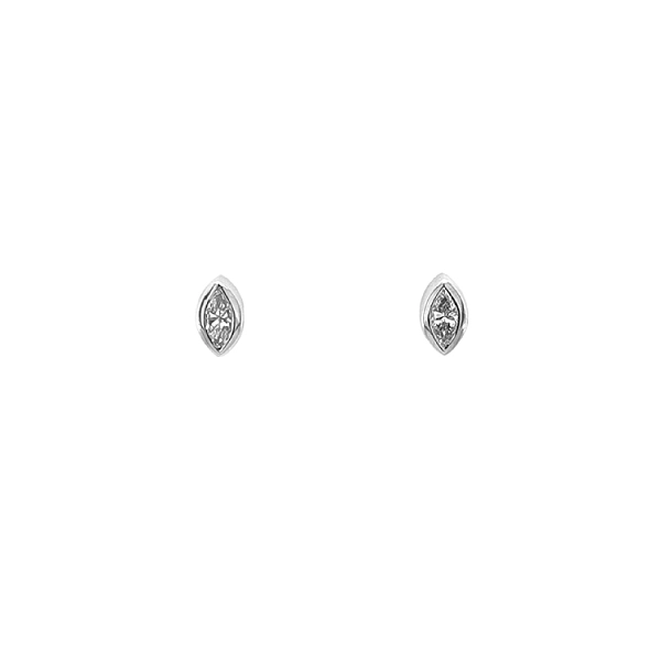 Gold-Ohrringe mit Diamanten