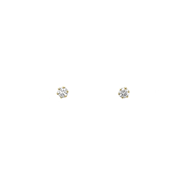 Gold-Ohrringe mit Diamanten