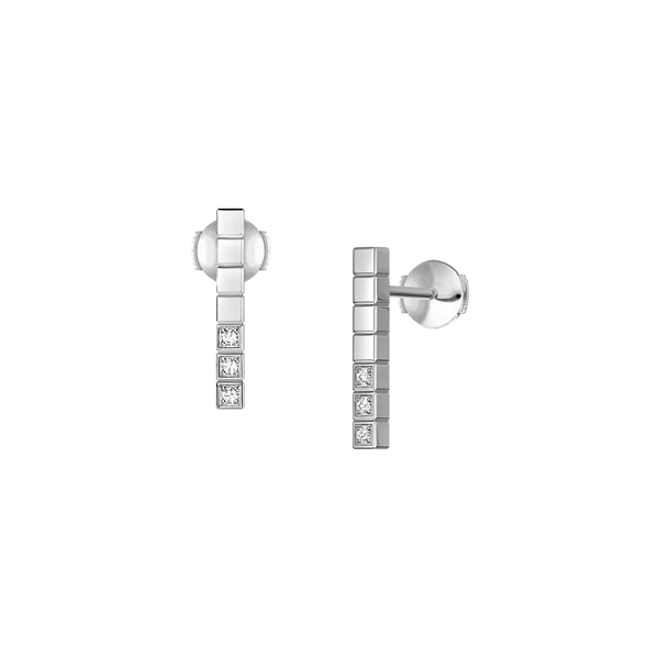 Gold-Ohrringe Chopard Eiswürfel Pure 837702-1002
