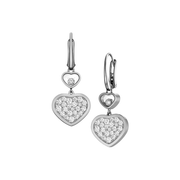Gold-Ohrringe Chopard Happy Hearts 837482-1009