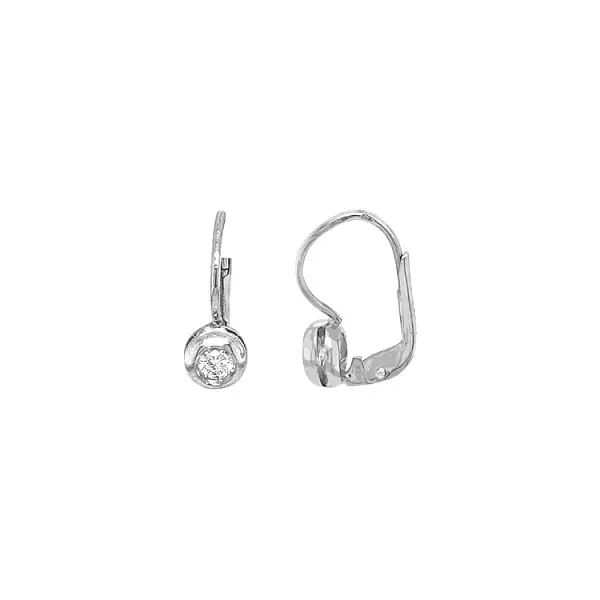 Goldohrringe mit Diamanten