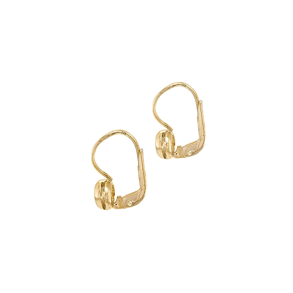 Goldohrringe mit Diamanten