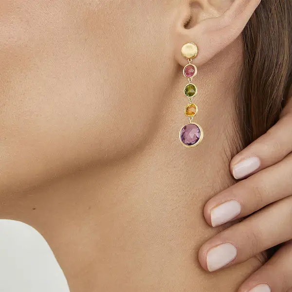 Gold-Ohrringe Marco Bicego Jaipur OB901 MIX01 Y 02