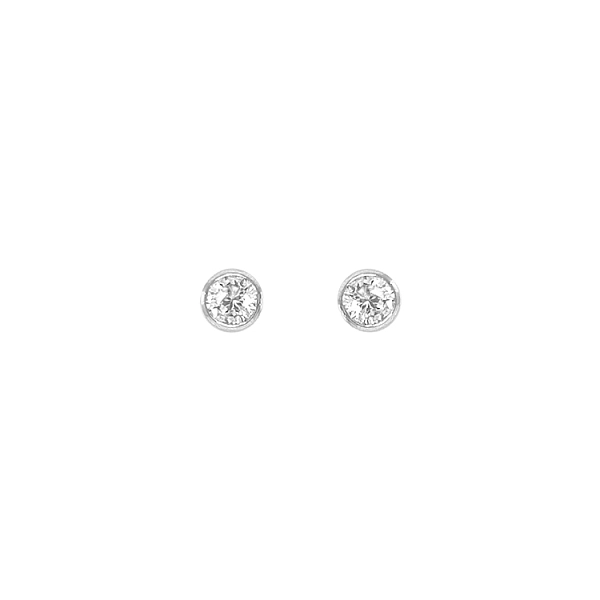Gold-Ohrringe mit Diamanten