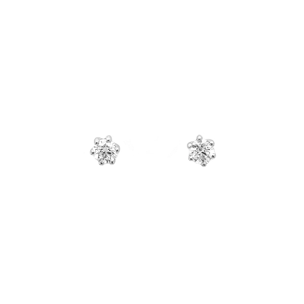 Gold-Ohrringe mit Diamanten