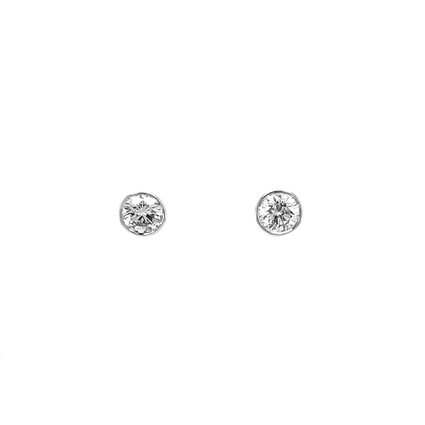 Gold-Ohrringe mit Diamanten