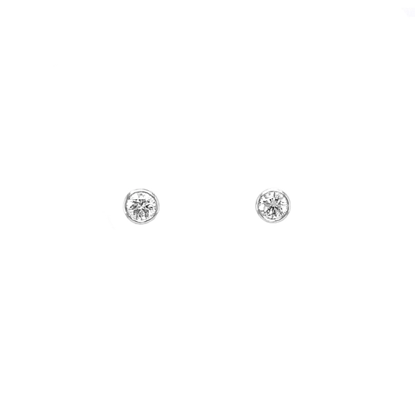 Gold-Ohrringe mit Diamanten