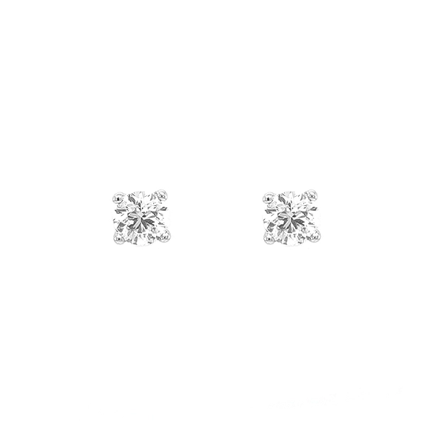 Gold-Ohrringe mit Diamanten