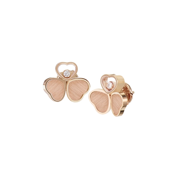 Gold-Ohrringe Chopard Happy Hearts 83A083-5701