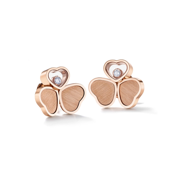 Gold-Ohrringe Chopard Happy Hearts 83A083-5701