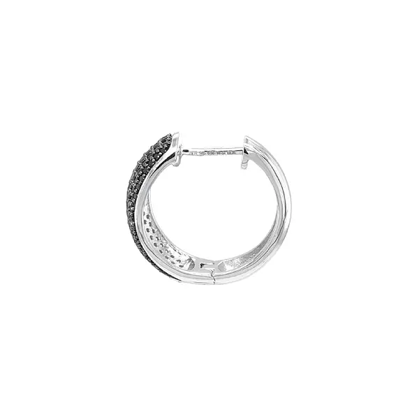 Gold-Ohrringe mit Diamanten