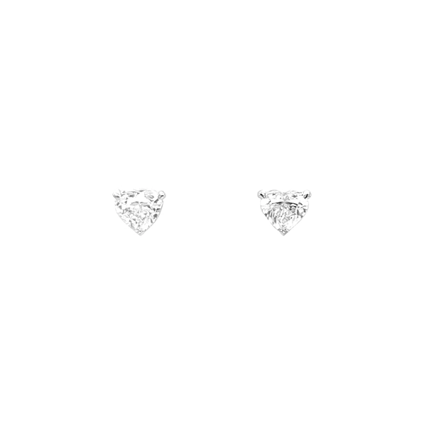 Goldene Pfirsichohrringe mit Diamanten