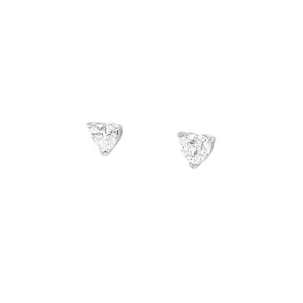 Goldene Pfirsichohrringe mit Diamanten