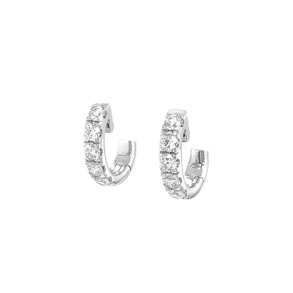 Gold-Ohrringe mit Diamanten