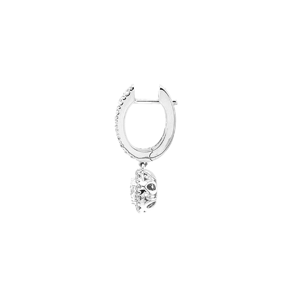 Gold-Ohrringe mit Diamanten