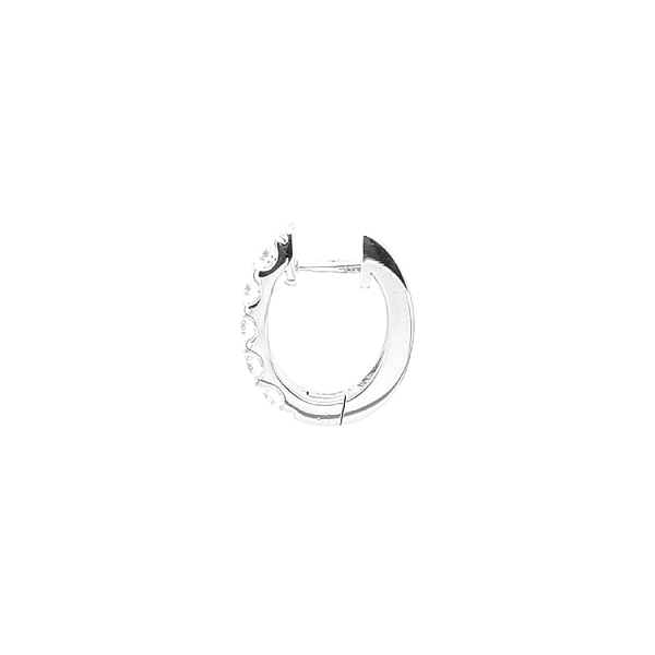 Gold-Ohrringe mit Diamanten