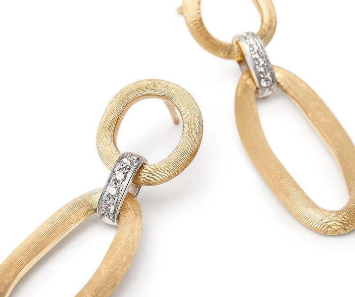 Gold-Ohrringe Marco Bicego Jaipur Link OB1811 B YW