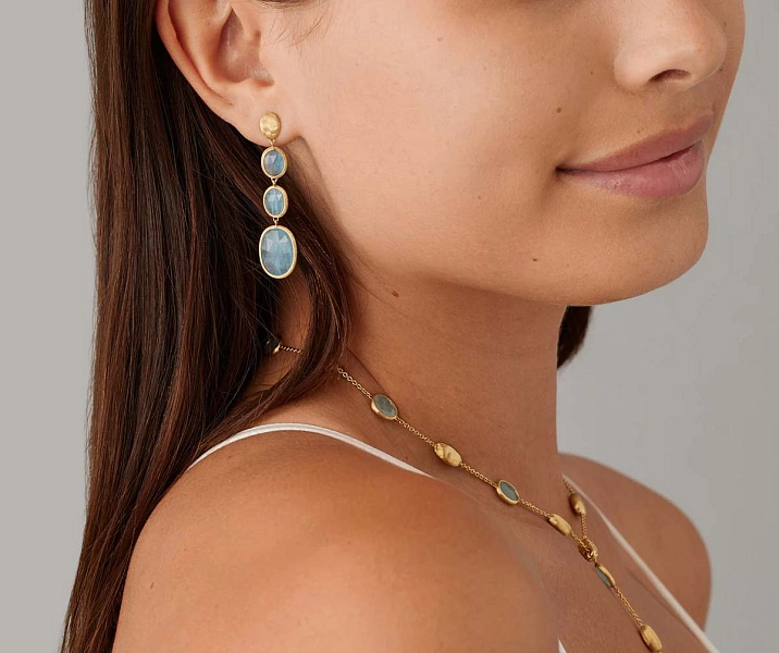 Gold-Ohrringe Marco Bicego Siviglia OB1477 AQ01 Y