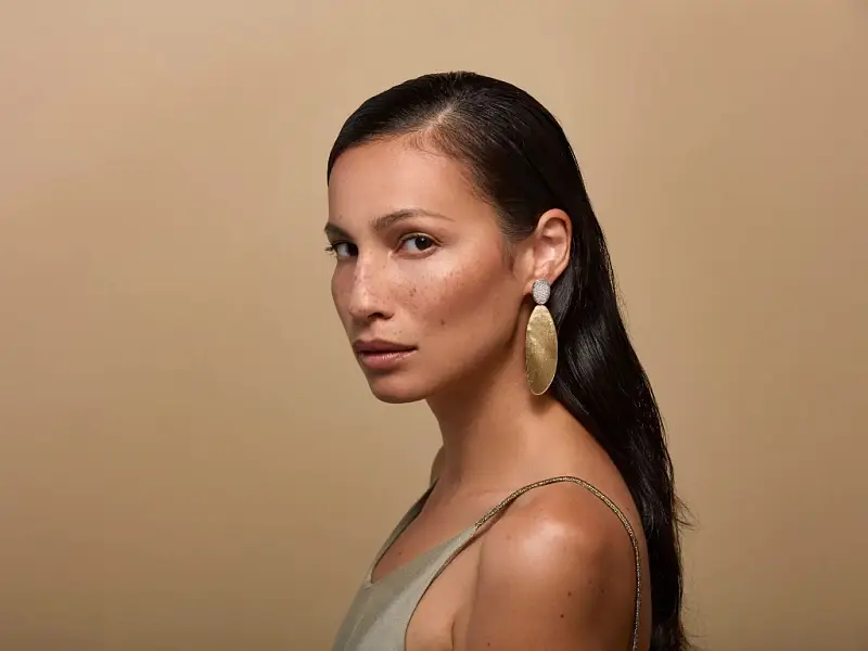 Gold-Ohrringe Marco Bicego Lunaria OB1412 B1 YW