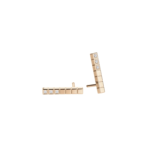 Gold-Ohrringe Chopard Eiswürfel 837702-5002