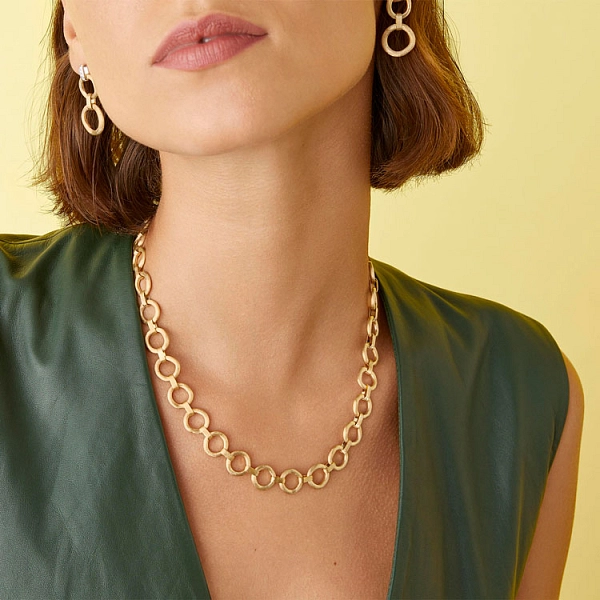Gold-Ohrringe Marco Bicego Jaipur Link OB1759 B YW