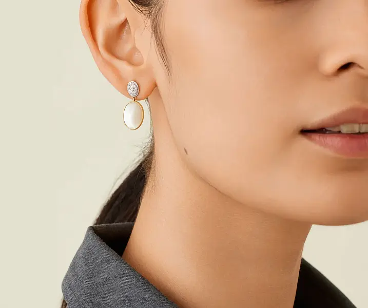 Gold-Ohrringe Marco Bicego Siviglia OB1799-B MPW YW