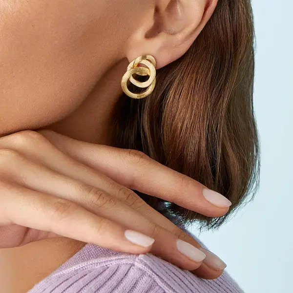 Gold-Ohrringe Marco Bicego Jaipur Link OB938 Y